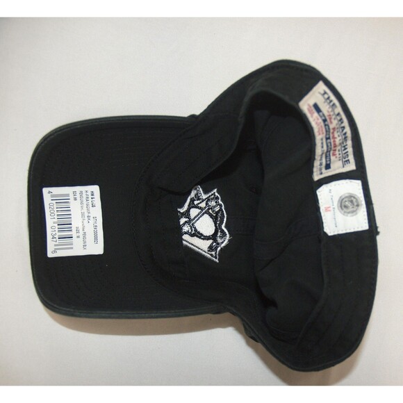 Vtg Pittsburgh Penguins NHL Hockey Twins Enterprise Fitted Hat Cap Size M Unisex - Picture 6 of 6